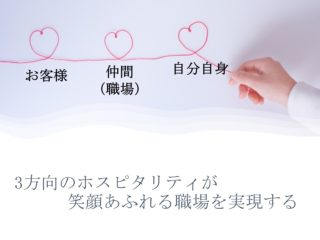 3方向のホスピタリティHP写真