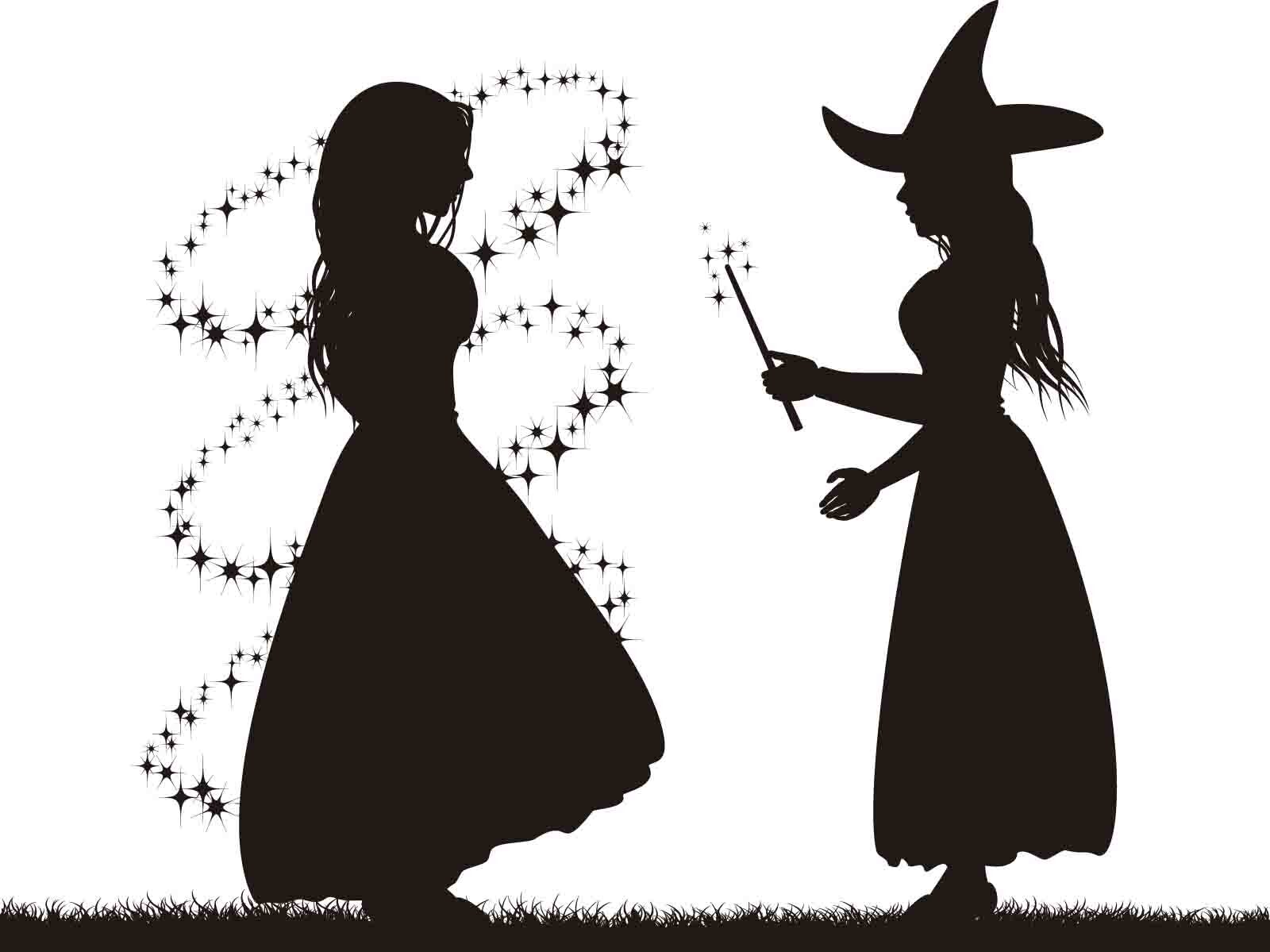 Girl’s silhouette 90