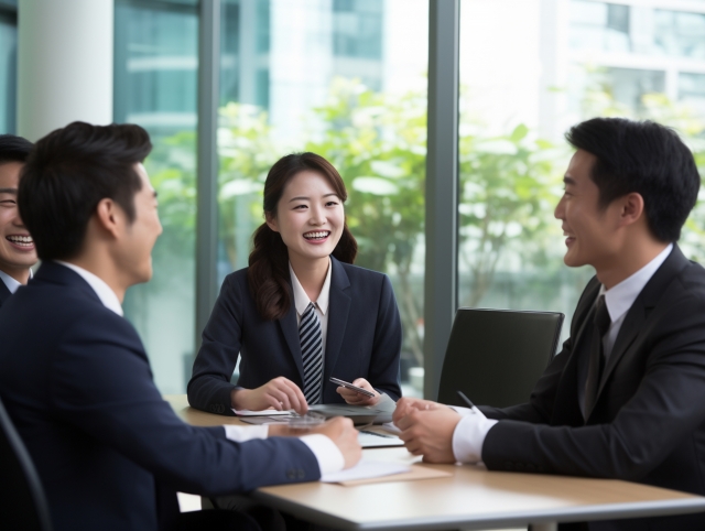 企業研修グループワーク写真